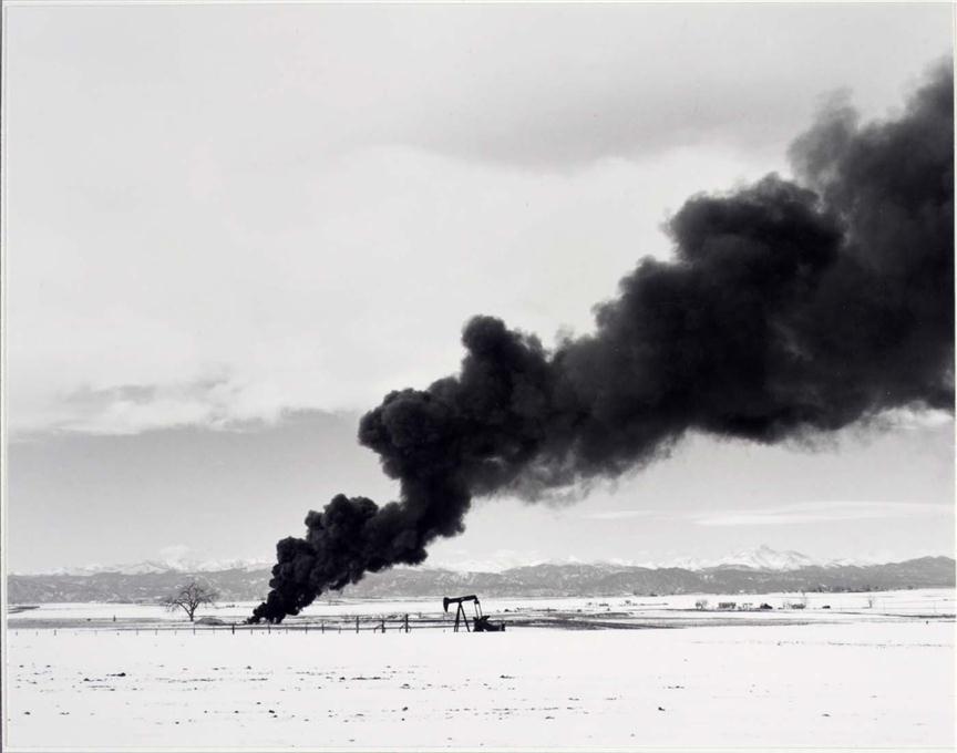 Robert Adams - Burning Oil Sludge North of Denver (Custom)