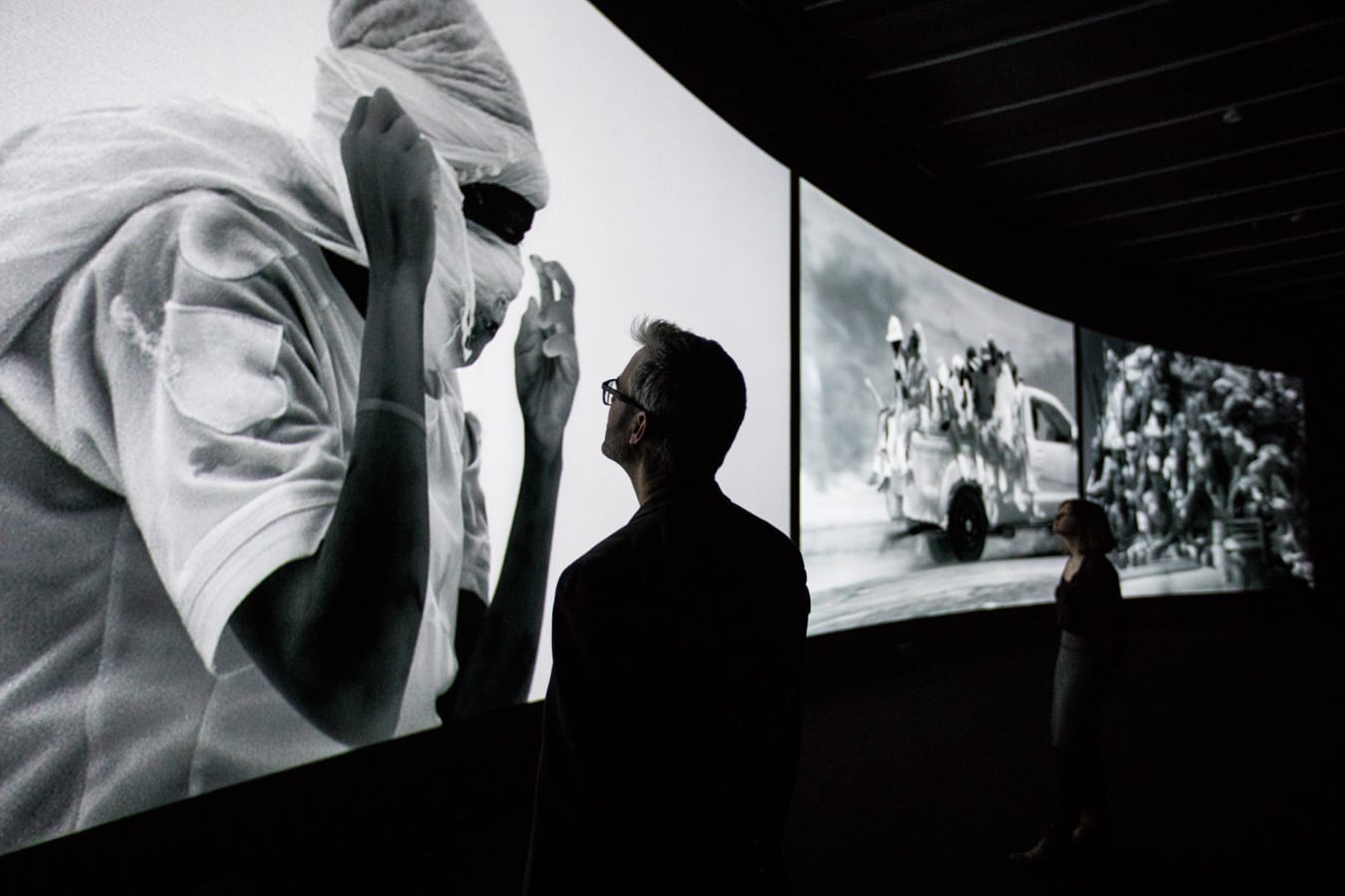 1. Richard Mosse Incoming, The Curve, Barbican Centre, Tristan Fewings (6)